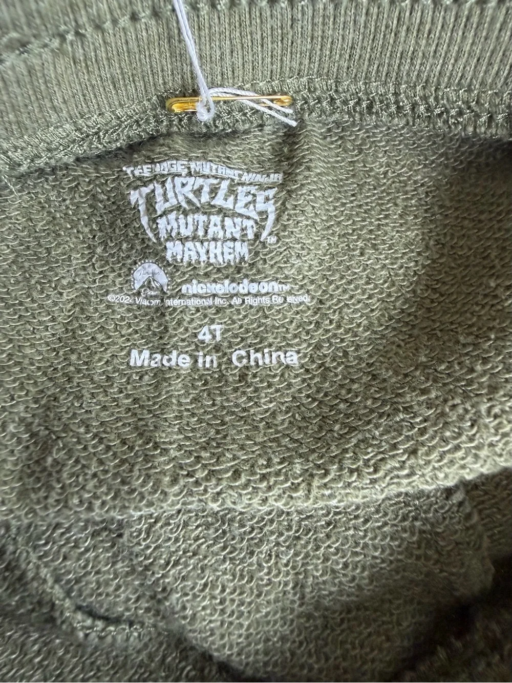 Nickelodeon Teenage Mutant Ninja Turtles Mutant Mayhem Shorts Size 4T